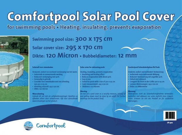 Solar Zwembad Afdekdeken voor 300x175cm Detail